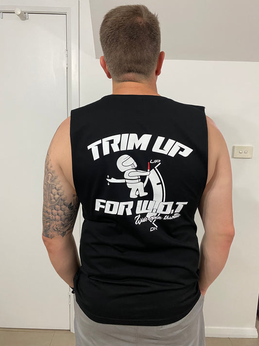 Trim Up For WOT Muscle Tee Singlet