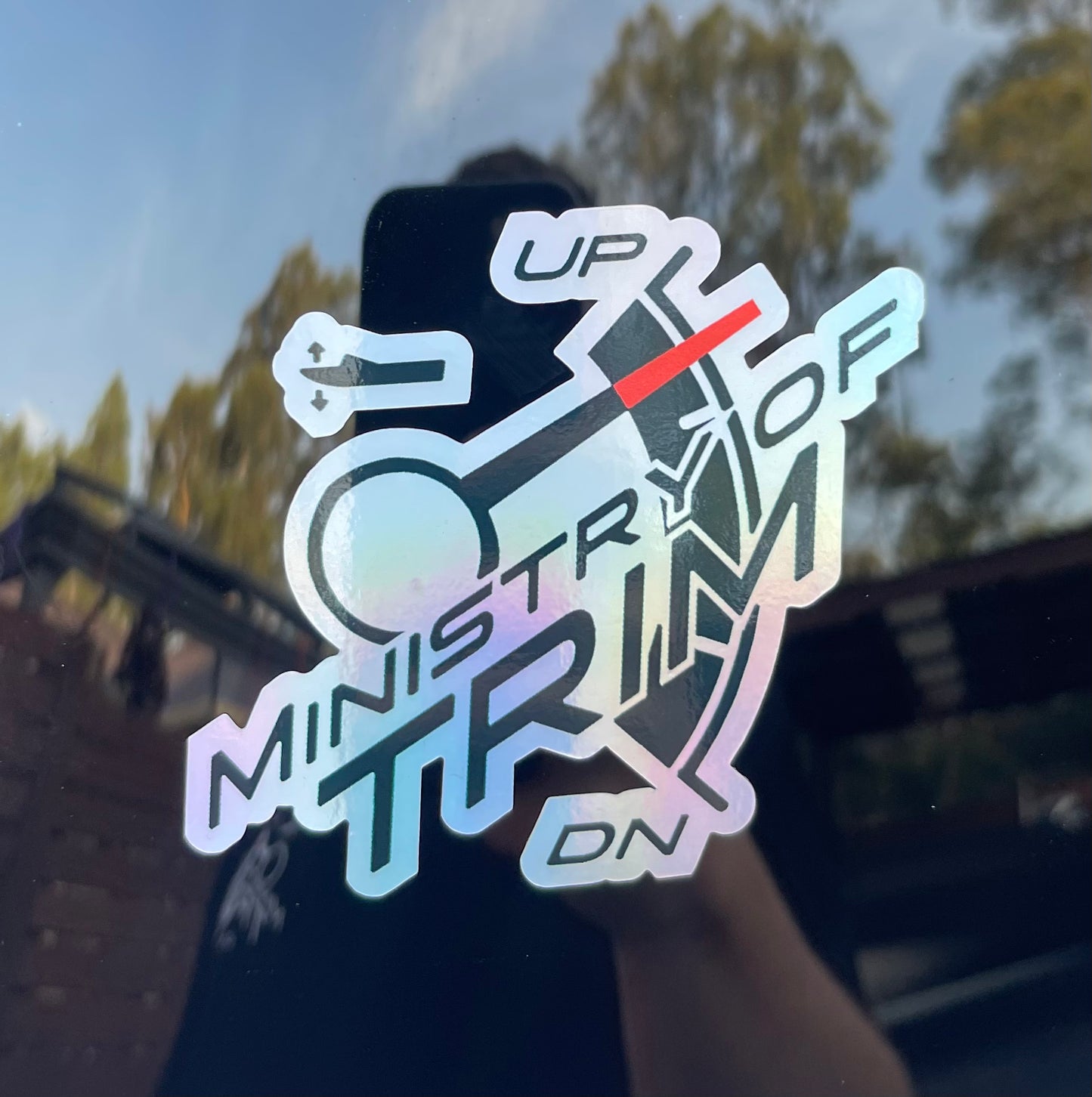 MINISTRY OF TRIM Holographic Sticker