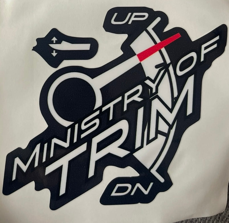Ministry Of Trim Large Bumper Sticker