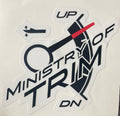 Ministry Of Trim Large Bumper Sticker